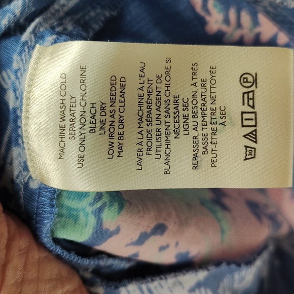 WE THE FREE Cosette Floral Chambray Combo Pullover Top Size Medium - Picture 6 of 8